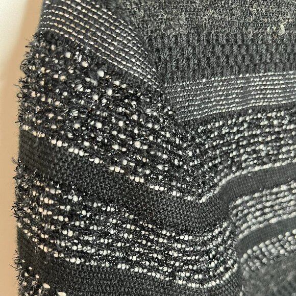 Black Label by Chico's Women's Jacket Textured Wool Blend Lined Size 1 NEW - Picture 2 of 13